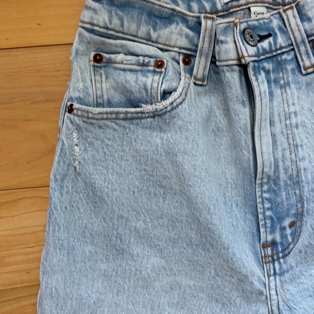 Abercrombie & Fitch The ‘90s Straight Ultra High Rise Jeans Size 25 New With Tag - Picture 5 of 10